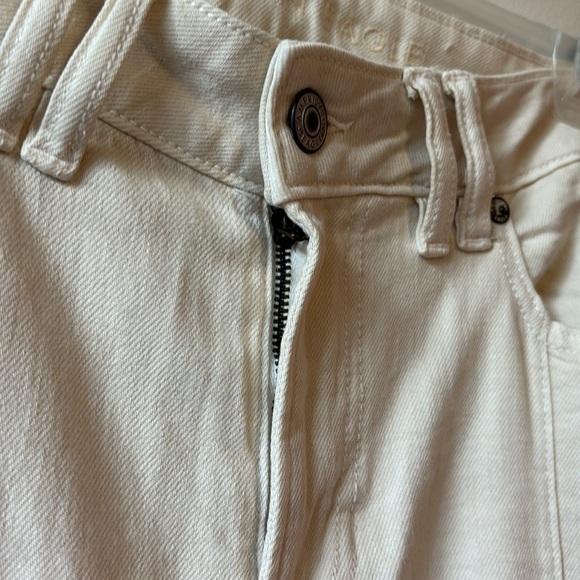 American Eagle Cream Wide-Leg Pants - Picture 5 of 9